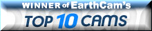 Click for Voted One of EarthCam's Top Ten - May 2009